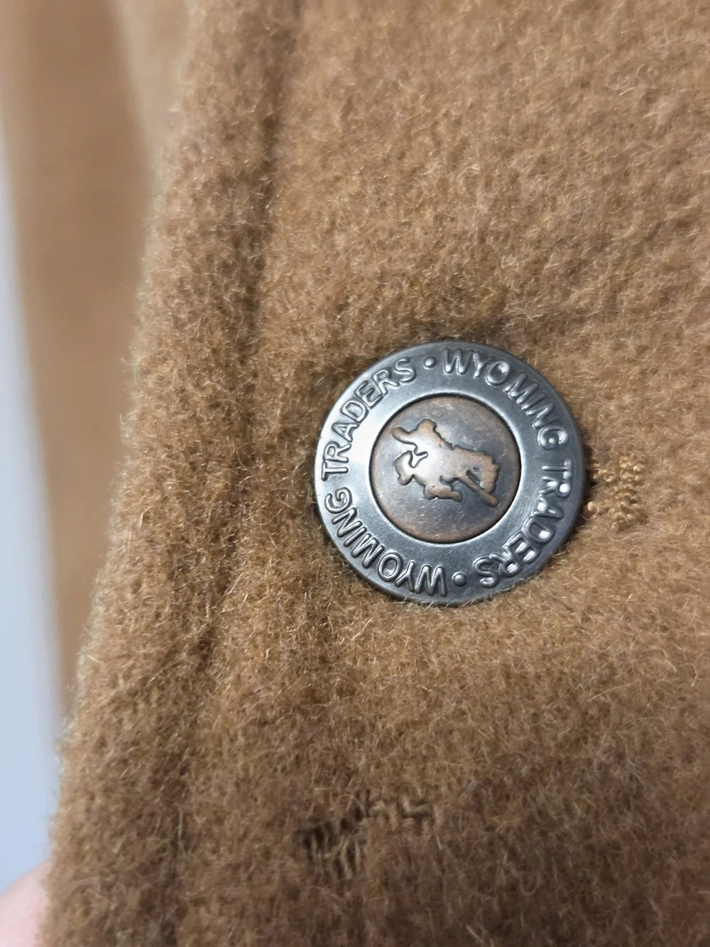 Wyoming Traders Caramel Wool-Blend Men's Vest